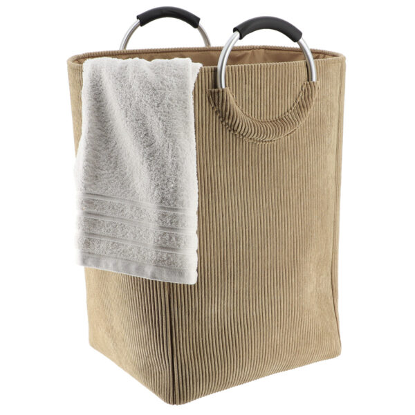TENDANCE KOŠARA ZA RUBLJE 55L, SAMT, TAUPE