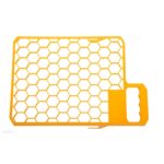 PLASTIČNA STEPENIČASTA OKAPNICA 32X27 CM ŽUTA