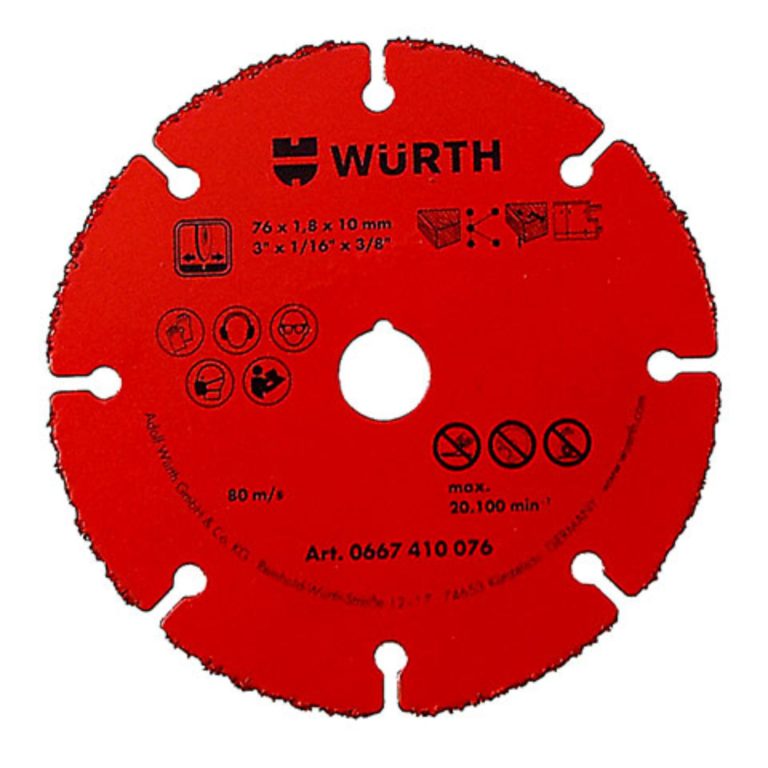 Rezna ploča s granulatom tvrdog metala 115 mm x 2 mm x 22,23 mm