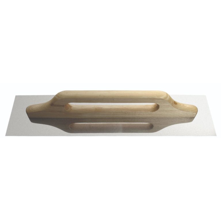 Ravni zidarski gleter od inoxa dimenzija 480x130 mm s drvenom drškom