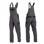 DASSY Hlače radne farmer CALAIS sivo/crne br. 58