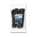 Plastična vezica 2,5X160mm crna 100/1