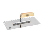 Nazubljeni gleter RSF dimenzija 280x130 mm sa zubom 12x12 mm