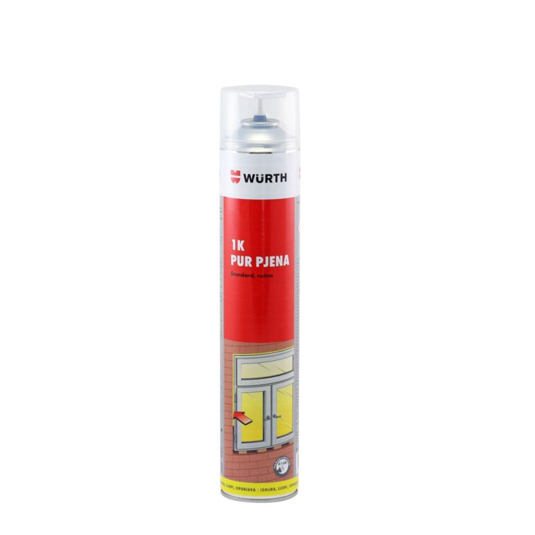 PUR pjena standard 750 ml pištoljska građevinska pjena