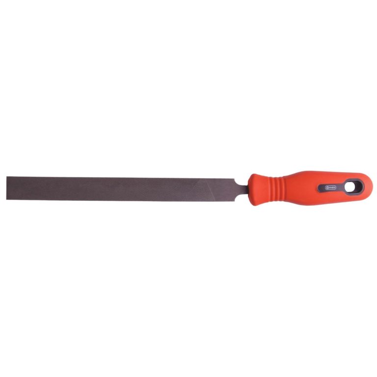 Plosnata turpija H2 za metal duljine 200 mm s plastičnom drškom