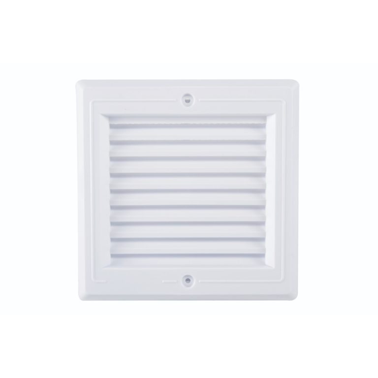 Kvadratni plastični odzračnik dimenzija 200x200 mm od polipropilena