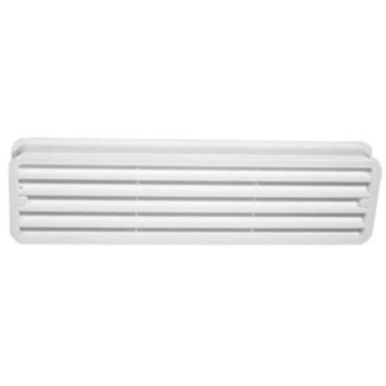 Bijeli plastični odzračnik za vrata dimenzija 316x83 mm