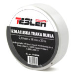 IZOLIR TRAKA BIJELA TESLER 0,15mm x 18mm x 20m