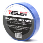 IZOLIR TRAKA PLAVA TESLER 0,15mm x 18mm x 20m