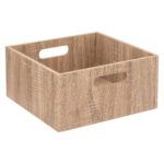 FIVE MDF kutija za odlaganje Modul 31x15x31 cm prirodna smeđa boja s ručkama