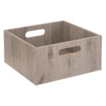 FIVE siva MDF kutija za odlaganje Modul dimenzija 31x15x31 cm s ručkama