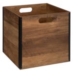 Smeđa MDF kutija za odlaganje Modul dimenzija 31x31x31 cm