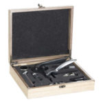 SG SOMELIER SET 9/1 MARC 27X22.2X6.8CM MDF INOX