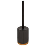 FIVE WC ČETKA MODERN, POLIRESIN/KAMEN, CRNA