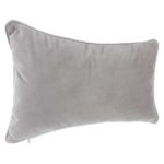 ATMOSPHERA ukrasni jastuk Lilou svijetlo sivi 50x12x30 cm od poliestera