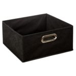 FIVE crna polipropilenska kutija za odlaganje Modul 31x31x15 cm s bočnim ručkama
