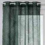 Atmosphera zelena zavjesa Leaf 140x240 cm s uzorkom lišća