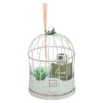 ATMOSPHERA MIRISNI SET LOLA ZEN 13,5X19CM STAKLO/METAL/ULJE/VOSAK VIŠEBOJNI