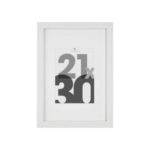 ATMOSPHERA OKVIR ZA FOTOGRAFIJU 24X3,7X33,2CM STAKLO/MDF/POLISTIREN BIJELI