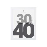 ATMOSPHERA OKVIR ZA FOTOGRAFIJU 35X1,5X45CM STAKLO/MDF/METAL BIJELI
