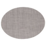 SG PODMETAČ OKRUGLI MAOLI 48X35CM PVC SIVI