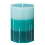 ATMOSPHERA MIRISNA SVIJEĆA NINA TRIO KOKOS 6,5X10CM VOSAK PLAVA