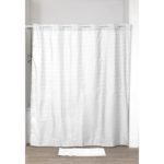 TENDANCE ZAVJESA ZA KADU S INTEGRIRANIM ALKAMA 180X200CM POLIESTER, BIJELA