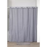TENDANCE ZAVJESA ZA KADU S INTEGRIRANIM ALKAMA 180X200CM POLIESTER, SIVA