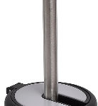 TENDANCE WC ČETKA S PREKLOPNIM POKLOPCEM METAL, MAT SIVA