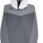 TENDANCE DOZATOR ZA SAPUN DIAMOND SHAPE 330 ML KERAMIKA, SIVI