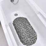 TENDANCE PODLOGA ZA KADU 69 x 36 cm PVC, SIVA BUBBLES