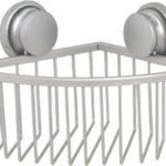 Tendance kutna kupaonska košarica na vakuum od aluminija u krom boji