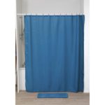 TENDANCE ZAVJESA ZA KADU DIAMOND 180X200CM, POLIESTER, PLAVA