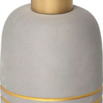 TENDANCE DOZATOR ZA SAPUN LUCCA 400 ML ZLATNE PRUGE KERAMIKA, SIVI