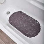 TENDANCE PODLOGA ZA KADU 69 x 36 cm PVC, SIVO SMEĐA BUBBLES
