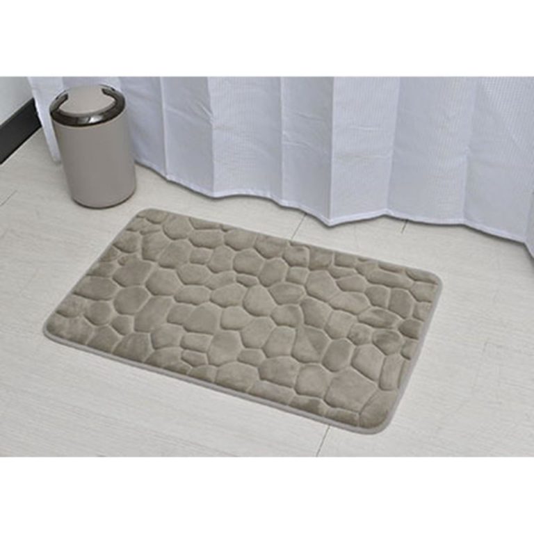 Tendance kupaonski tepih Pebble 50x80 cm od memorijske pjene u bež boji