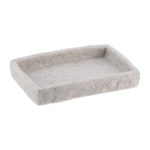 TENDANCE DRŽAČ SAPUNA PAVIA PRAVOKUTNI POLYRESIN, SIVI