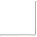 TENDANCE KUTNI DRŽAČ ZAVJESE ZA KADU 90X90 CM, INOX