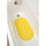 TENDANCE PODLOGA ZA KADU 69 x 36 CM PVC, ŽUTA BUBBLES