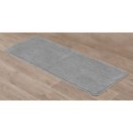 TENDANCE KUPAONSKI TEPIH 50X120 CM MIKROFIBRA I LATEX, SVJETLO SIVA
