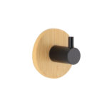 TENDANCE KUKICA BAMBUS/METAL, 3M, CRNA