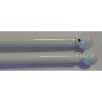LUANCE KARNIŠA ZA PROZOR  O7, RAZVLAČNA 80-110 CM,  2/1 - BIJELA