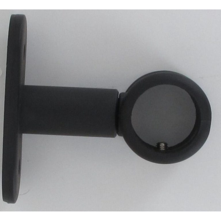 LUANCE nosač za metalnu karnišu EVA 4 crni za šipku promjera 20 mm duljine 50 mm set 2 komada