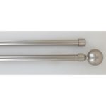 LUANCE SET KARNIŠA DUPLI, RAZVLAČNI, O19, 120-210 CM PALOMA - SREBRNA