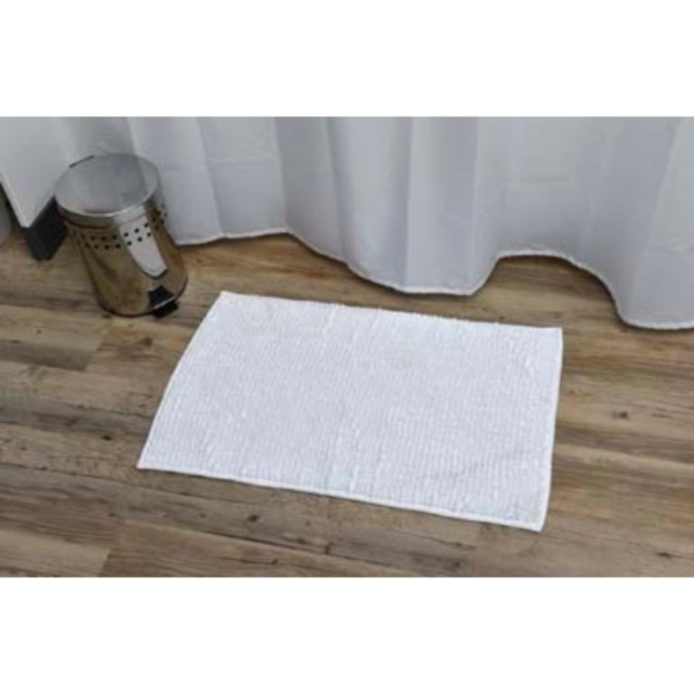 Tendance bijeli kupaonski tepih Balls od mikrovlakana dimenzija 45 x 75 cm