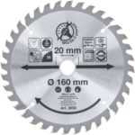BGS Kružni list 160x20/16 Z36 Kraftmann  3950 bp23