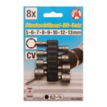 BGS set nasadnih bitova 1/4" 5-13mm Kraftmann  67308 bp23
