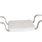 PRIMANOVA SJEDALICA ZA KADU 34x75.5x15.5 CM - 42x34 CM, PP + ALUMINIJ, BIJELA
