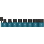 Makita set ud.nas.ključ.s adapt. 8-18mm 1/2" 9kom B-54645
