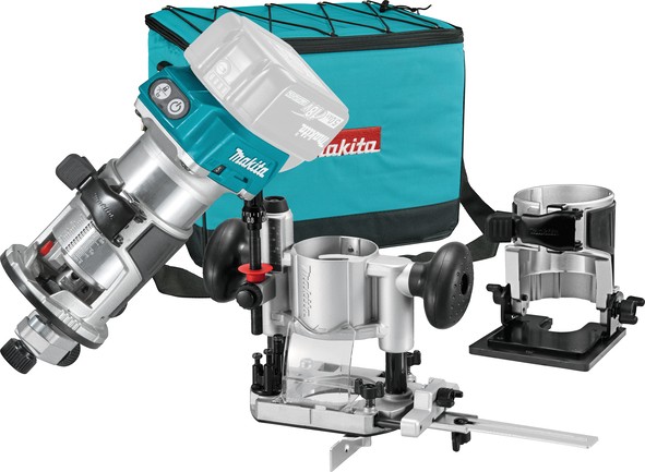 Makita DRT50ZX2 akumulatorska jednoručna glodalica 18V bez akumulatora u torbi